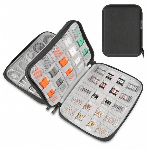 HAWEEL Watch Band Organizer Box Earphones/U Disk/Digital Cable Storage Case - Picture 8 of 8